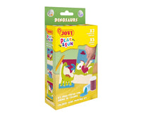 JOVI Play&Fun mini set creativo di pittura con la sabbia – 9 pezzi – Dinosauri
