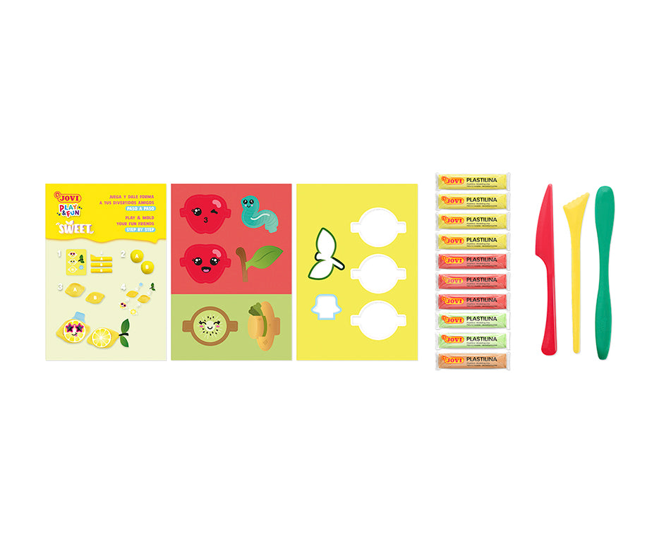 JOVI Play&Fun Mini set con plastilina naturale