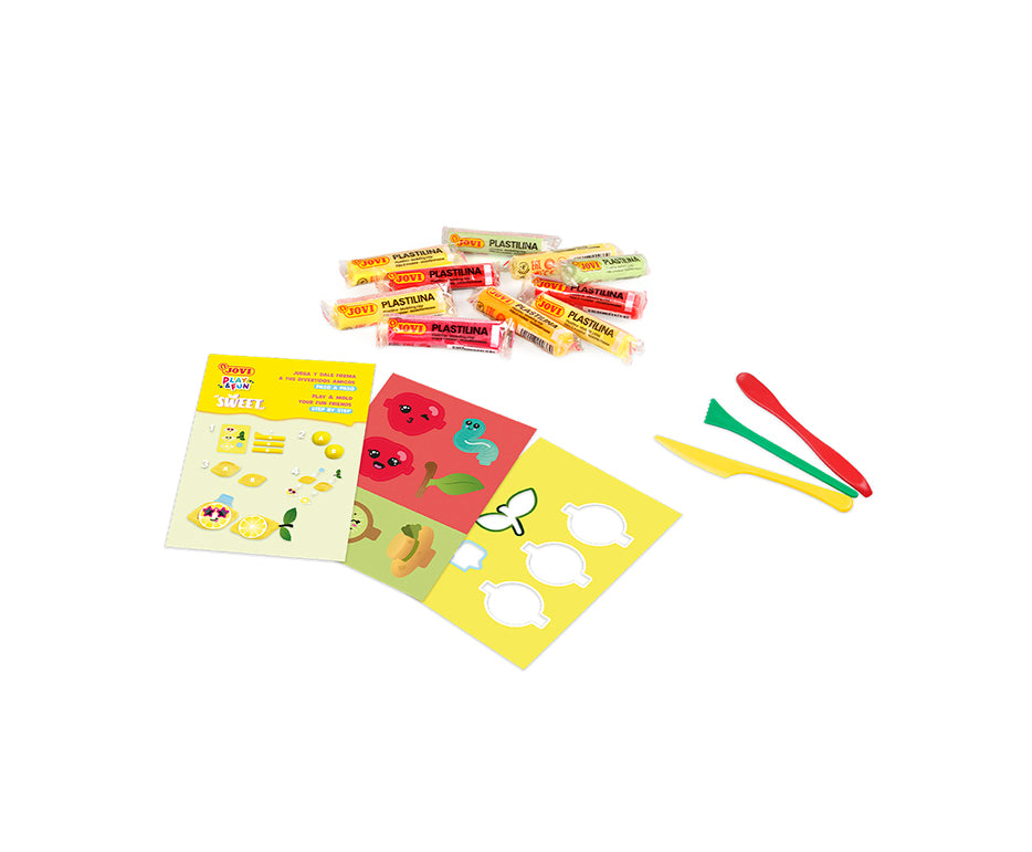 JOVI Play&Fun Mini set con plastilina naturale