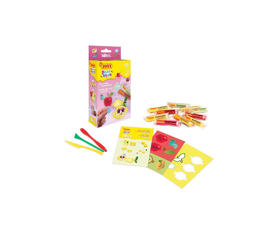 JOVI Play&Fun Mini set con plastilina naturale