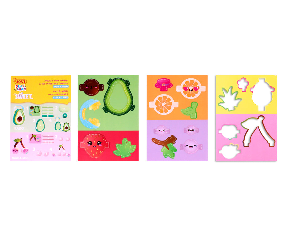 JOVI Play&Fun plastilina naturale in valigetta Sweet – 50 pz