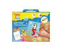 JOVI Play&Fun set per pittura con sabbia Ocean 12 pz