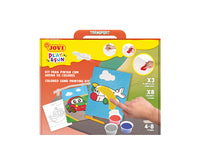 JOVI Play&Fun kit per pittura con la sabbia Transport 12 pz