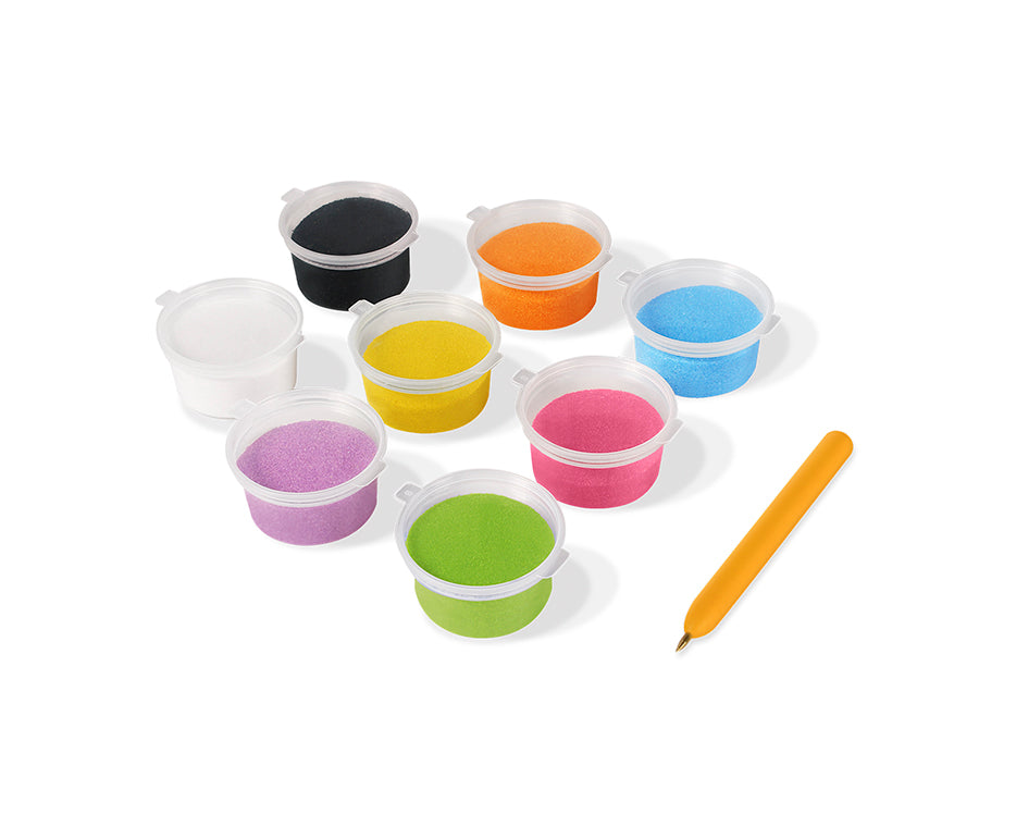 Set pittura con sabbia JOVI Play&Fun Unicorns - 12 pz