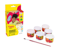 JOVI Premium colori a tempera pastello 6 x 35 ml con pennello