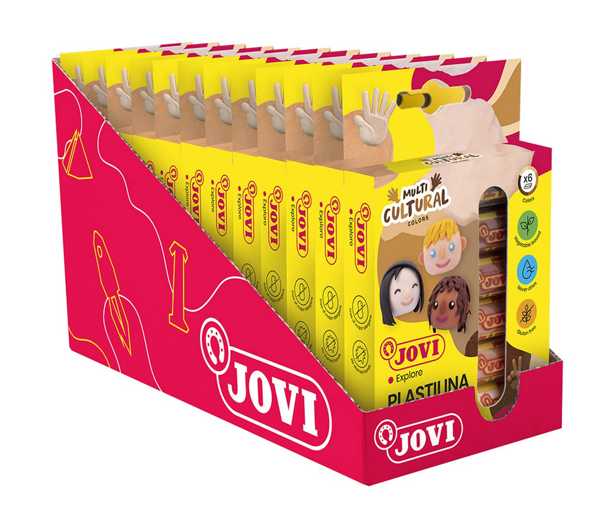 JOVI plastilina vegetale tonalità della pelle 6 x 15 g