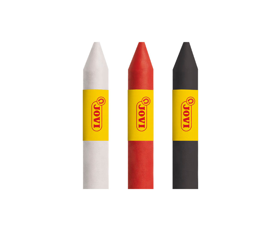 JOVI set di colori per il viso in stick 3 x 5,6 g - rosso, bianco e nero