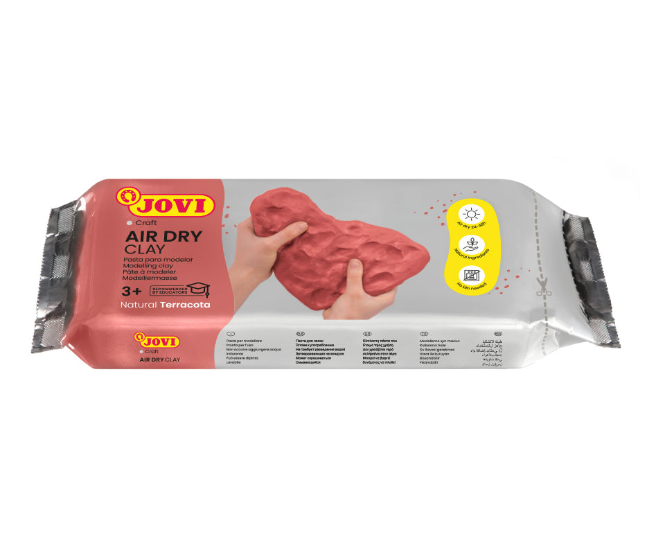 JOVI pasta da modellare autoindurente 1000 g marrone