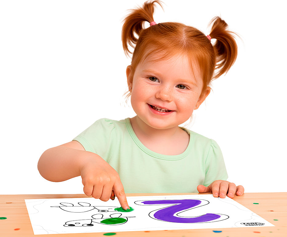 Jovi set di colori a dita My First i primi numeri – 11 pz
