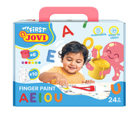Jovi set di colori a dita My First le prime vocali 11 pz