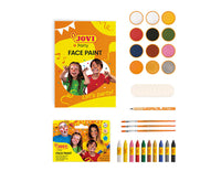 JOVI set scolastico di colori per il viso 12 x 8 ml con accessori