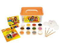 JOVI set scolastico di colori per il viso 12 x 8 ml con accessori