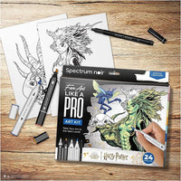 Kit artistico per l'illustrazione HARRY POTTER: MAGICAL CREATURES