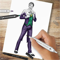 Kit artistico per l'illustrazione HEROES AND VILLAINS : THE JOKER