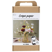 Kit di fiori di carta crespa