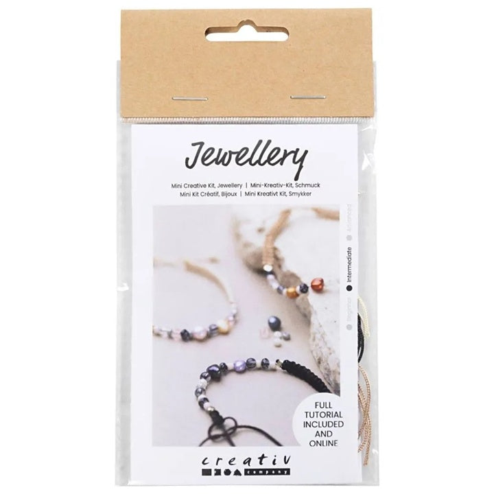 Kit per la creazione di mini bracciali con perline e fermagli