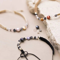 Kit per la creazione di mini bracciali con perline e fermagli