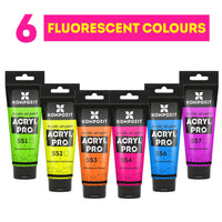 Colore acrilico fluorescente Kompozit ACRYL PRO ART 75 ml – immagine 2