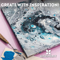 Colore acrilico fluorescente Kompozit ACRYL PRO ART 75 ml – immagine 7