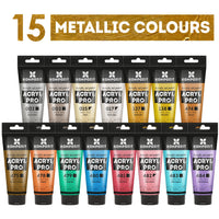Colore acrilico metallizzato Kompozit ACRYL PRO ART 75 ml – immagine 2