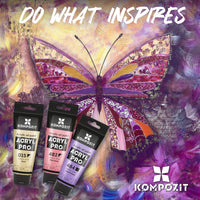 Colore acrilico metallizzato Kompozit ACRYL PRO ART 75 ml – immagine 9