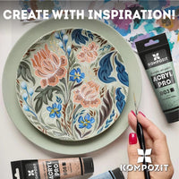 Colore acrilico pastello Kompozit ACRYL PRO ART 75 ml – immagine 7