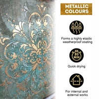 Set colori acrilici metallizzati Kompozit ACRYL PRO 12 × 20 ml – immagine 6