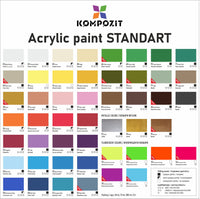 Vernice acrilica metallizzata STANDART Kompozit 500 ml