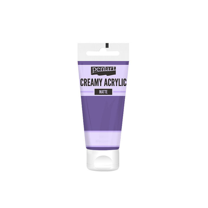 Colore acrilico cremoso opaco Pentart 60 ml – Purple