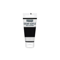 Colore acrilico crema semilucida Pentart 200 ml – Black