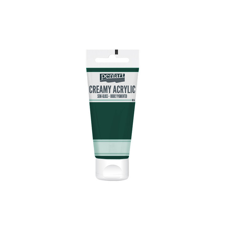 Colore acrilico cremoso semilucido Pentart 60 ml – Dark green