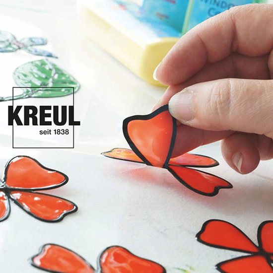 KREUL Vernice per vetro con effetti 80 ml | Varie tonalità