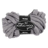 Lana - massiccia 300 g | diverse tonalità - grigio