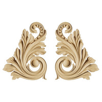 Legno elastico 8 x 6 x 0.8 cm - 2 pezzi