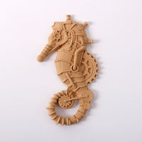 Legno flessibile Pentart Cavalluccio marino 7 x 13 cm