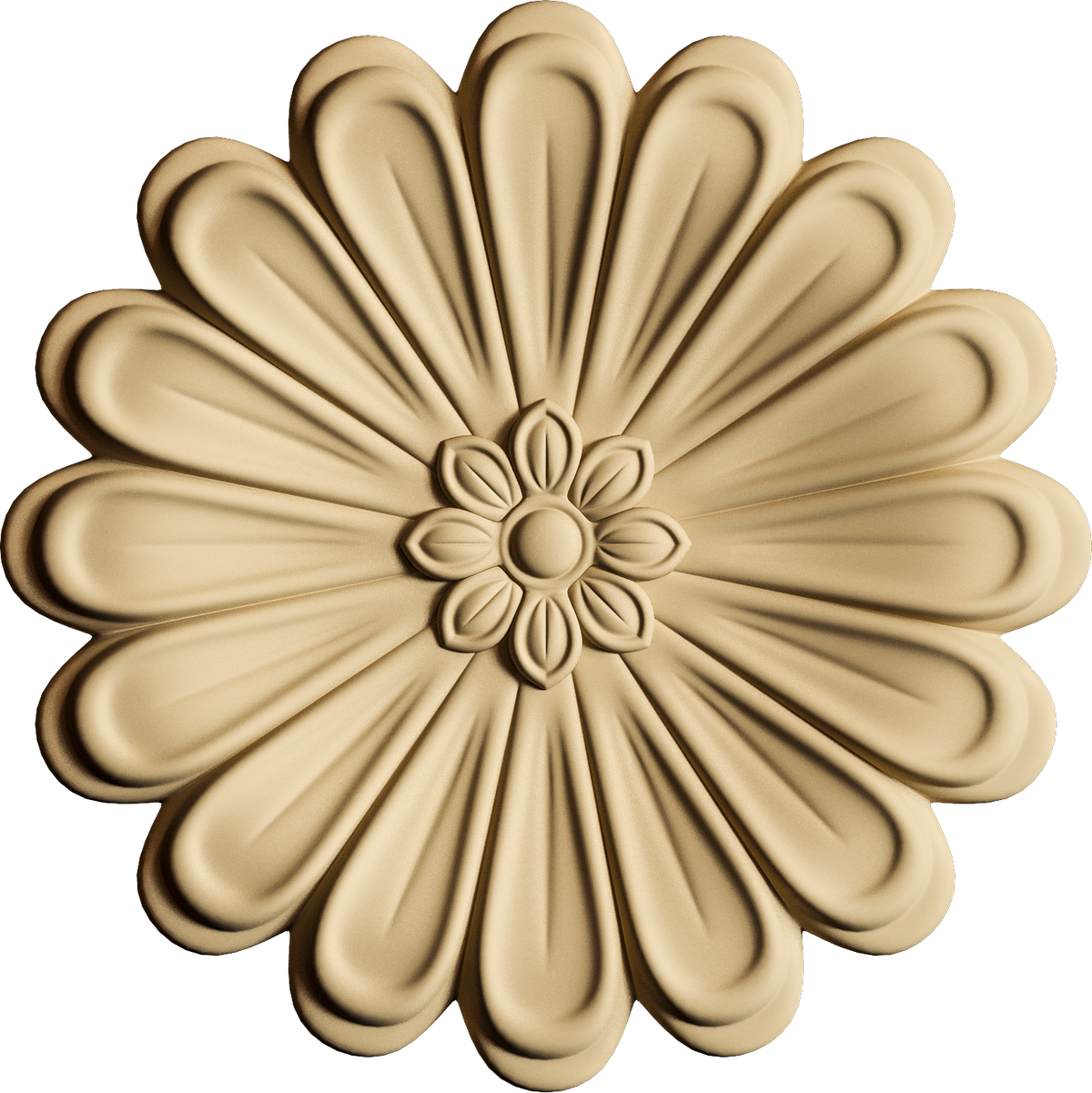 Legno flessibile Pentart RZ 0950 sfera floreale Ø 5 cm