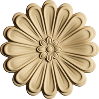 Legno flessibile Pentart RZ 0970 sfera floreale 7 cm