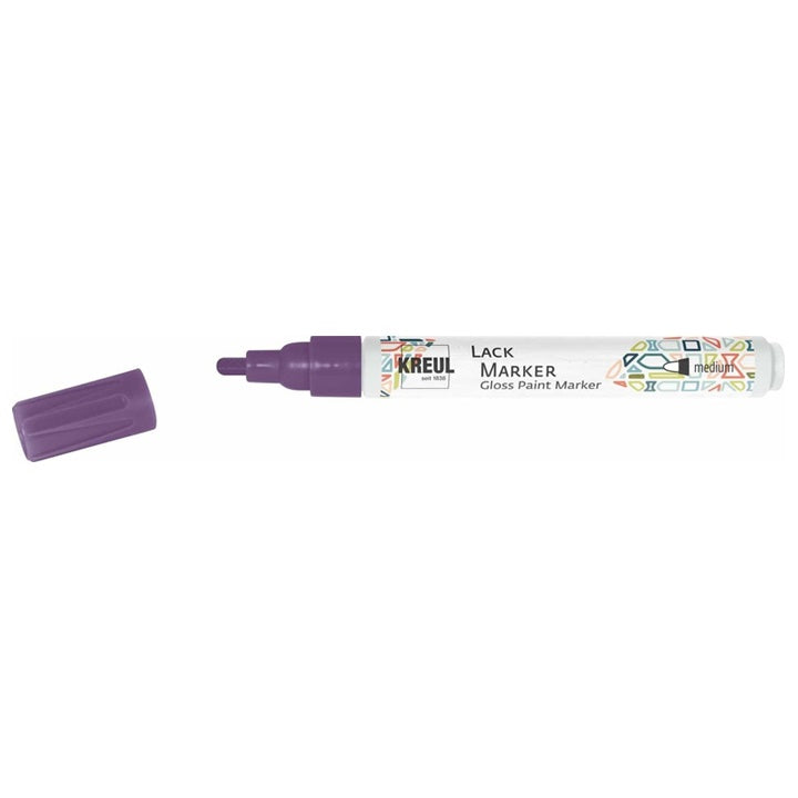 Pennarello a vernice lucida Kreul medium | varie tonalità - viola
