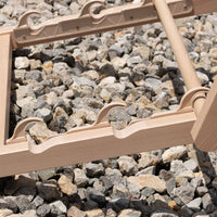 Lettino da giardino in legno ARTMIE