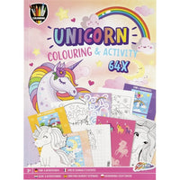 Libro da colorare e attività sull'unicorno A4 64 pagine di GRAFIX