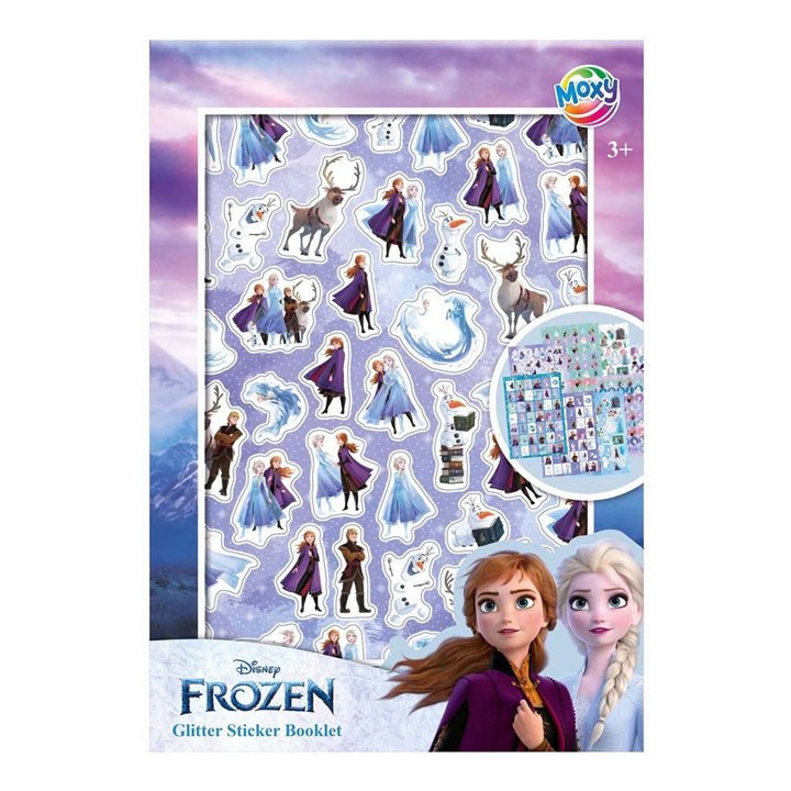 Libro di adesivi glitterati Frozen A5