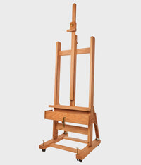MABEF grande cavalletto da studio per pittura con manovella