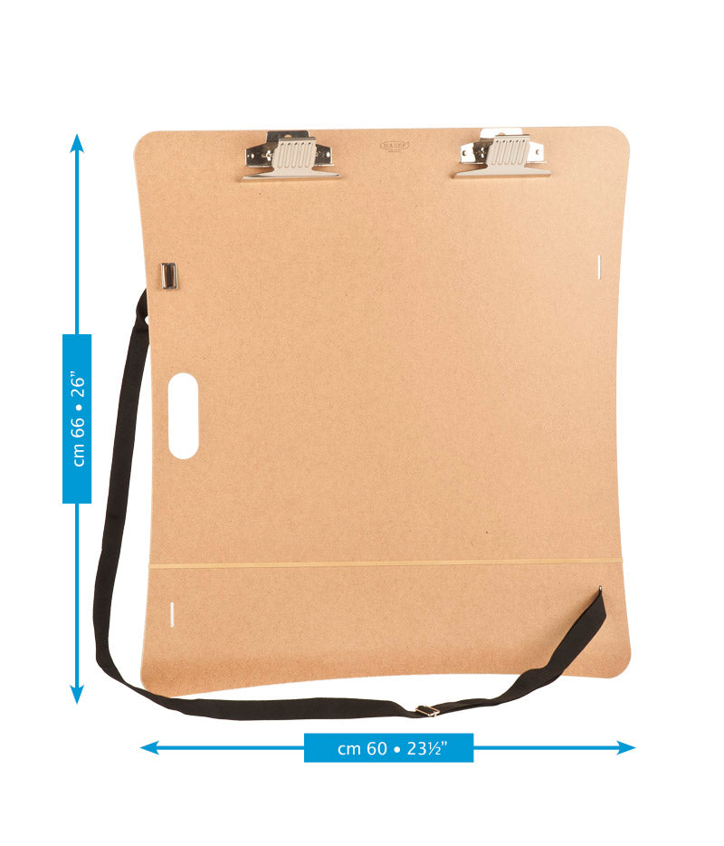 Tavola da disegno con clip MABEF 60 x 66 cm