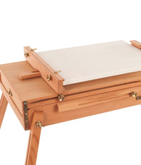 Mabef cavalletto a cassetta per pittura in legno di faggio