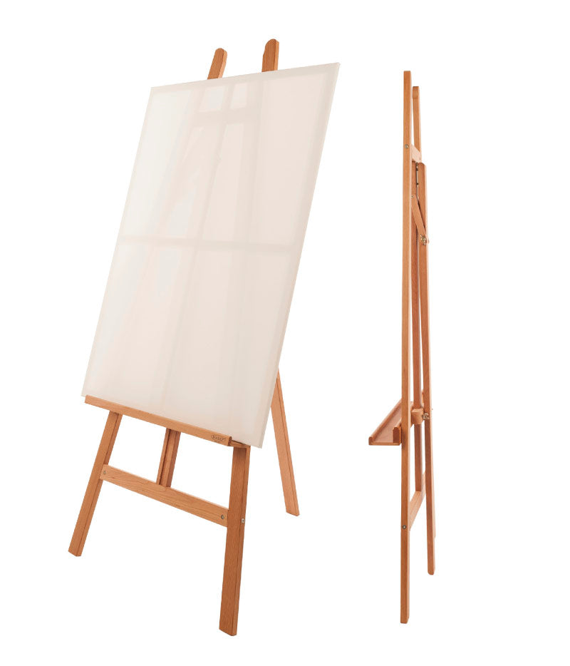 Cavalletto da studio a lira in legno di faggio Mabef