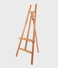 Cavalletto da studio a lira in legno di faggio Mabef