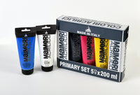 Maimeri Acrilico set di colori acrilici Primary 200 ml