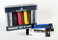 Maimeri Acrilico set di colori acrilici Primary 200 ml