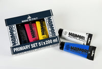 Maimeri Acrilico set di colori acrilici Primary 200 ml