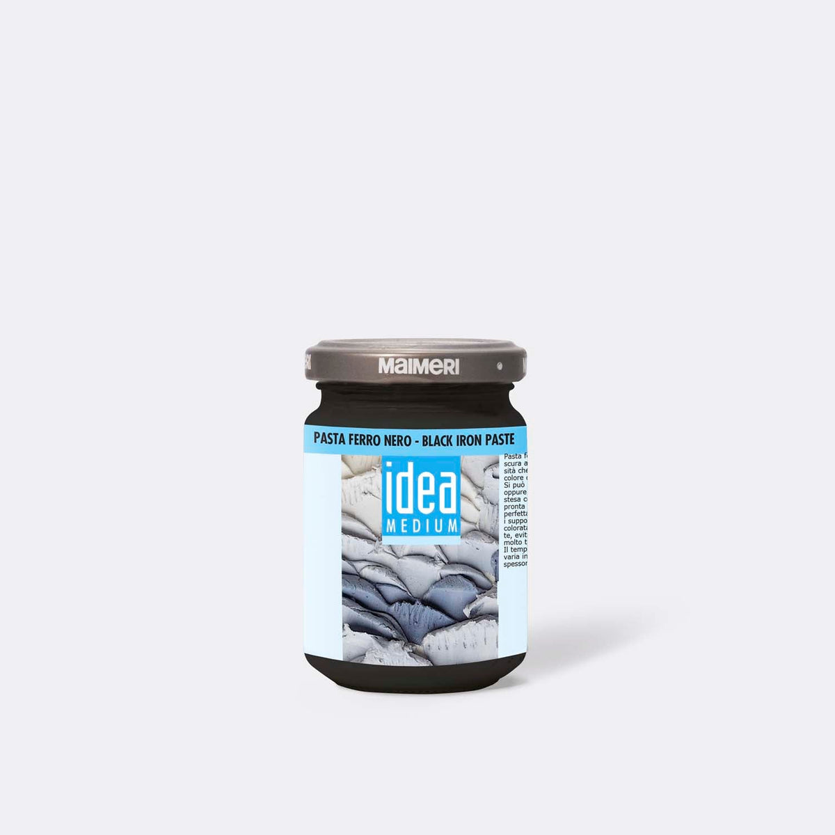Maimeri pasta acrilica nera Black Iron Paste 125 ml